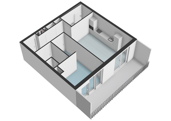 Floorplan - Piekstraat 343, 3071 EL Rotterdam